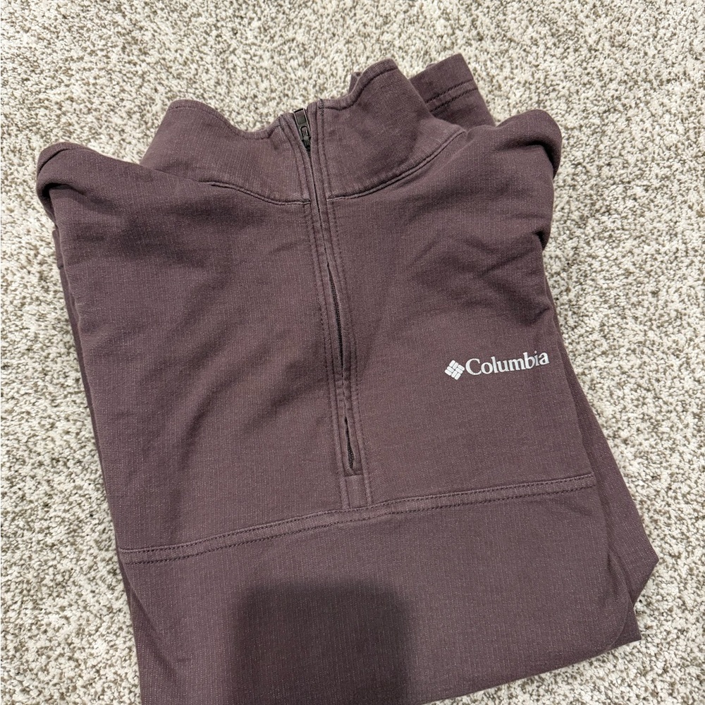 Men's Columbia Quarter-Zip Pullover Size S